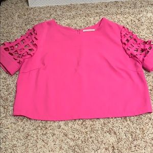 HOT PINK CROP TOP